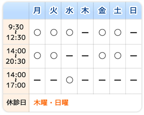 診療日程